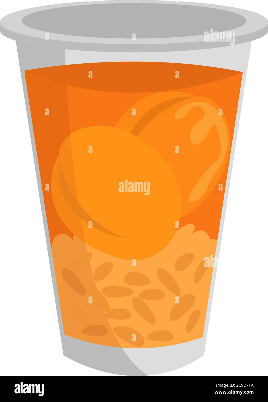 Mote con huesillo, illustrazione, vettore su sfondo bianco Illustrazione Vettoriale