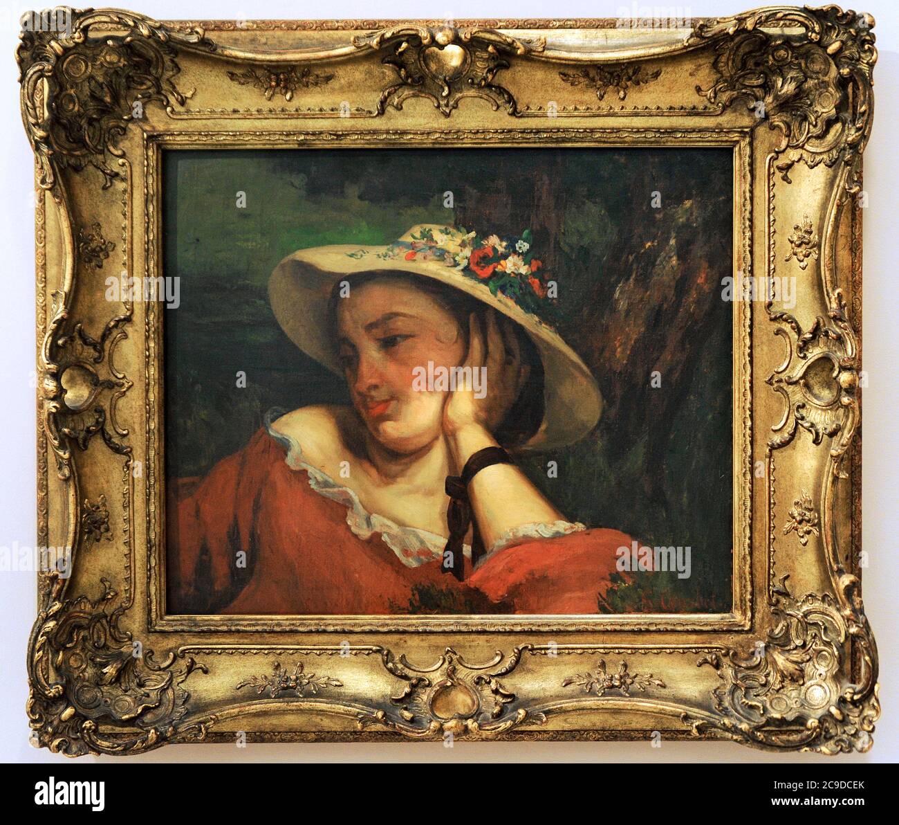 Pittura donna con cappello immagini e fotografie stock ad alta risoluzione  - Alamy