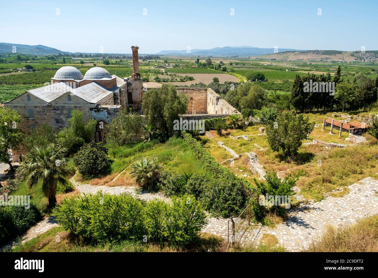 La storica Isa Bey moschea nella città di Selcuk vicino alle famose