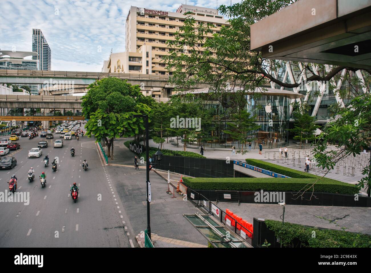 Negozio Apple nel mondo centrale di Bangkok, Thailandia Foto Stock