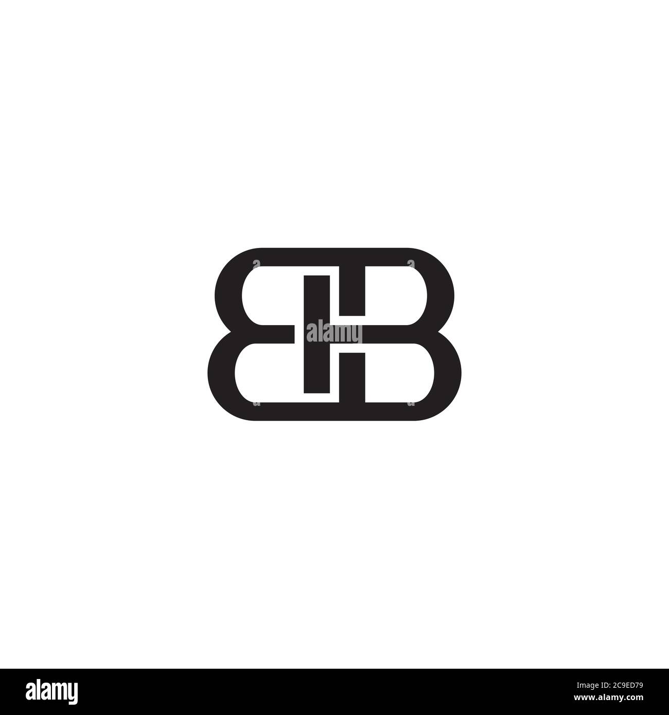 Logo/icona Letter BB o BTB Illustrazione Vettoriale