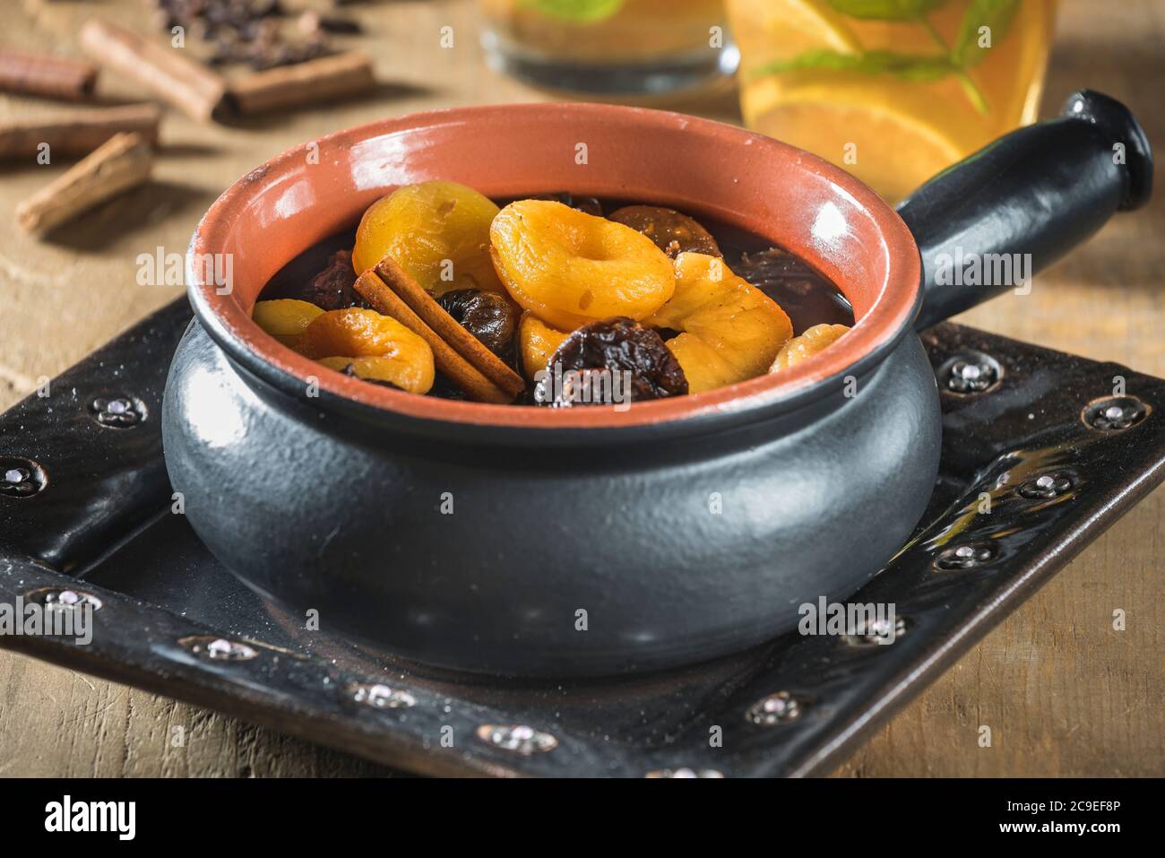 Composta di frutta secca. Foto Stock