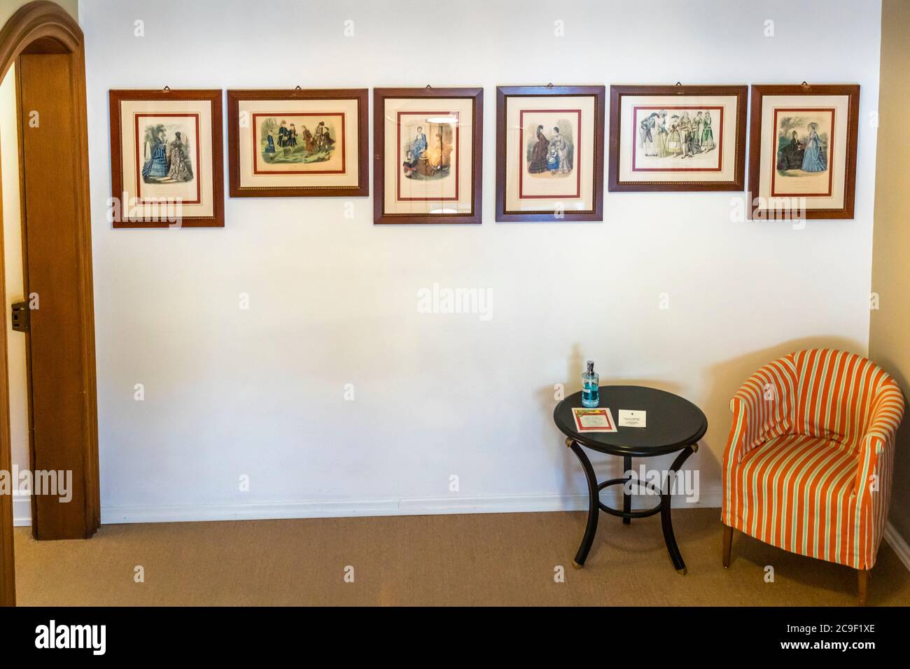 Interno dell'Hotel Florhof, Zurigo, Svizzera Foto Stock