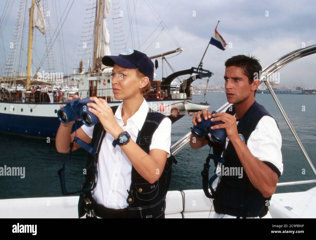 S.O.S. Barracuda - Mallorca, Fernsehserie, Deutschland 1997 - 2002, Darsteller: Sandra Keller, Oliver Bootz Foto Stock