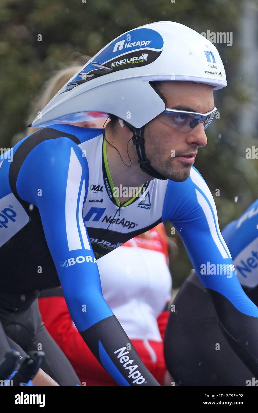 Team Team NetApp - Endura durante il Tirreno Adriatico 2013, ,San Vincenzo - Donoratico (16,9 km) il 06 2013 marzo a San Vincenzo, Itale - Foto Laurent Lairys / DPPI Foto Stock