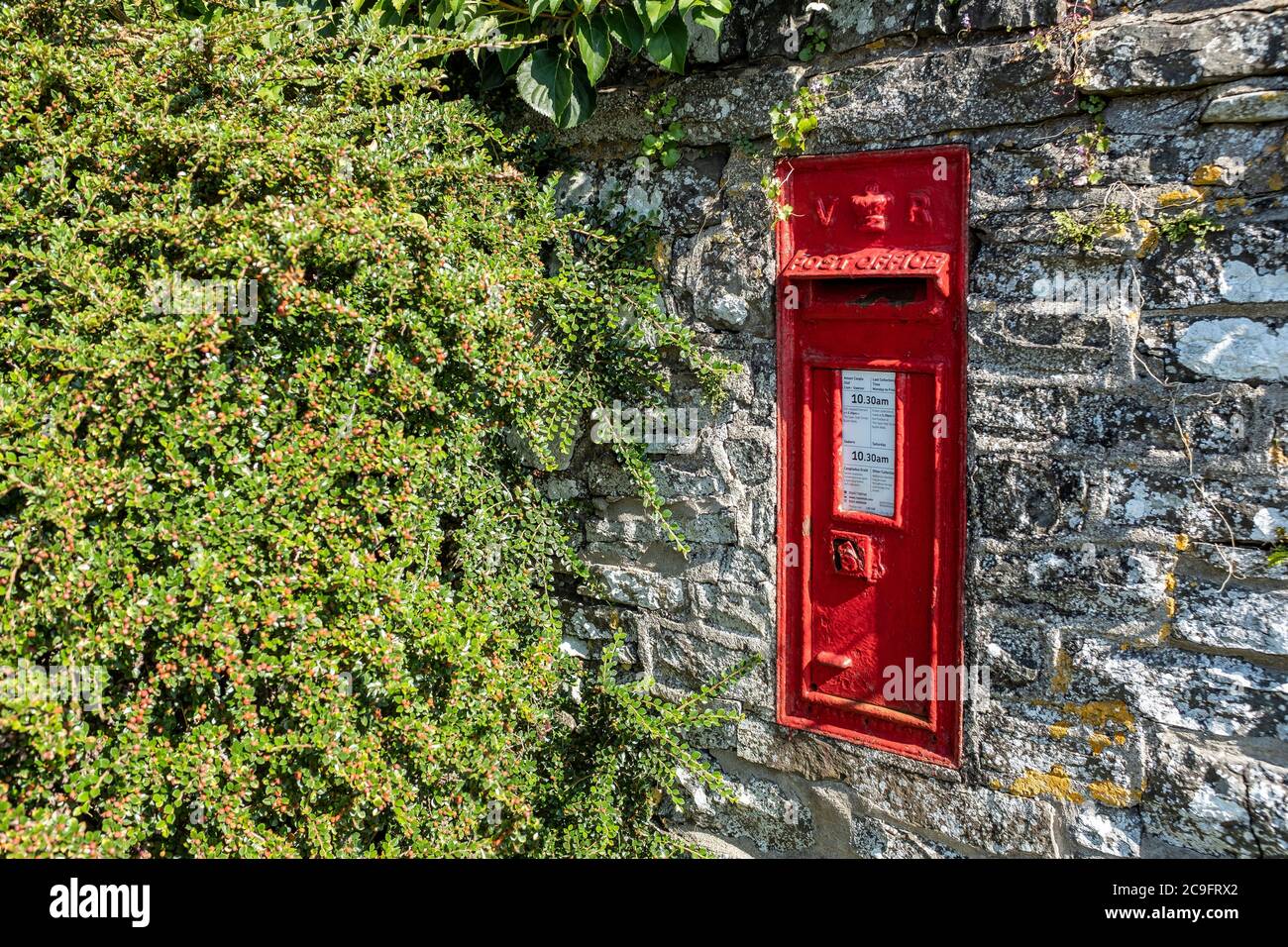 Postbox Vittoriano Foto Stock