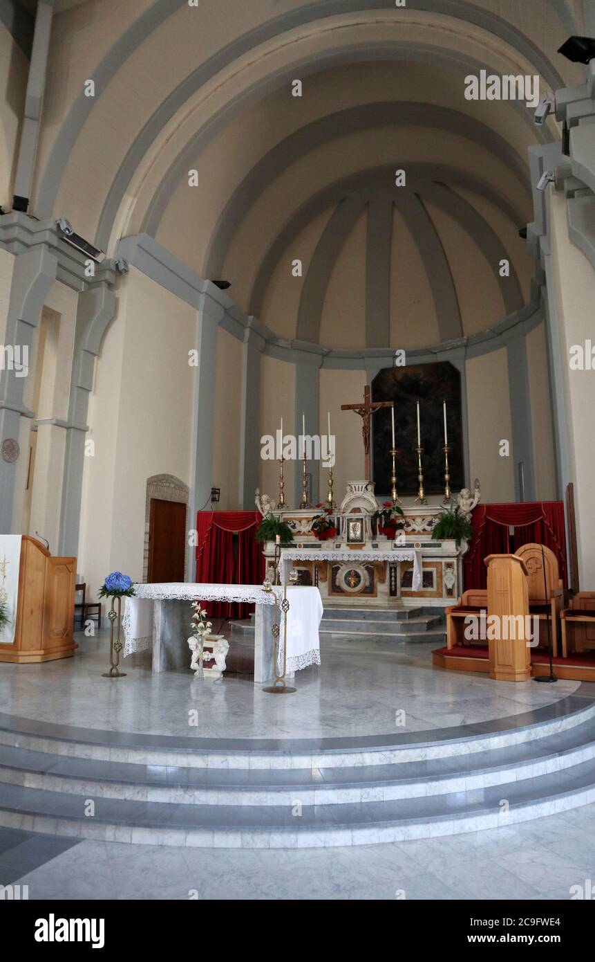 Calitri - Abside della chiesa di San Canio Martire Foto Stock