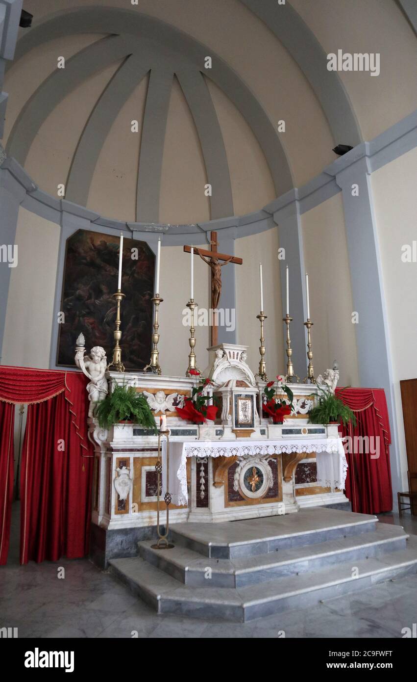 Calitri - altare di San Canio Martire Foto Stock