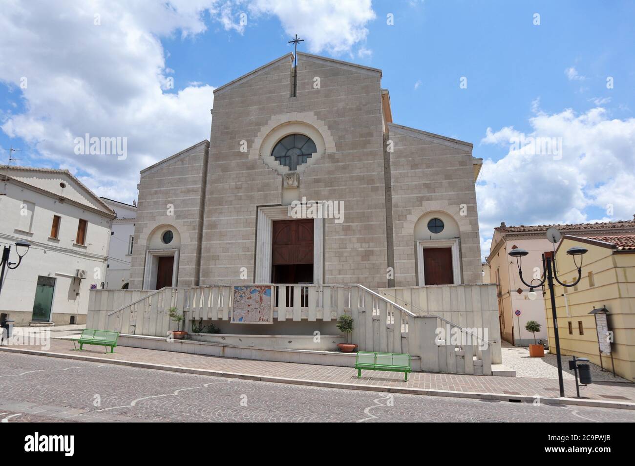 Calitri - Chiesa di San Canio Martire Foto Stock