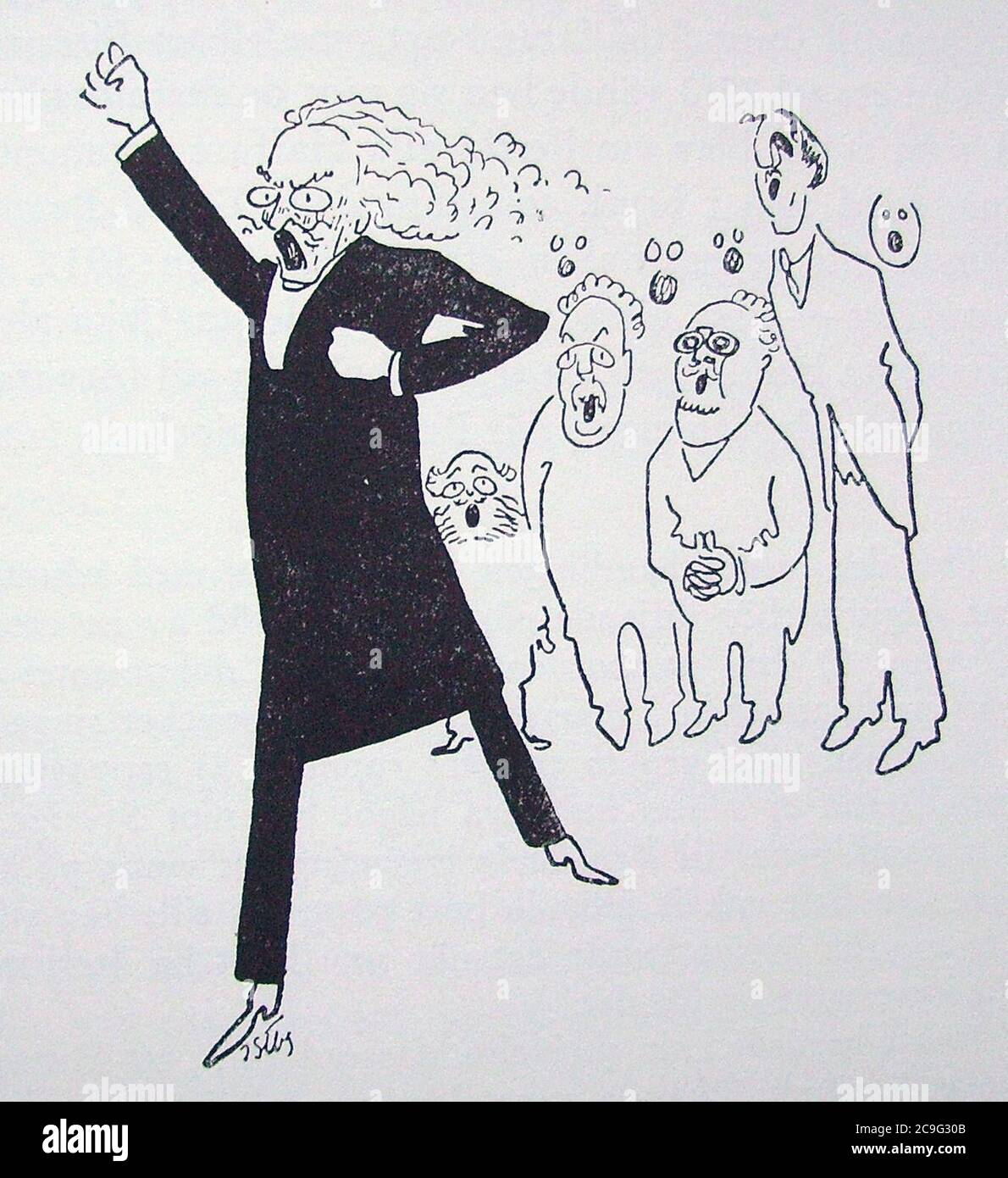 Ivar Starkenberg Naggen 1914. Mittag-Leffler, Ljunglund, Sohlman o Melsted. Foto Stock