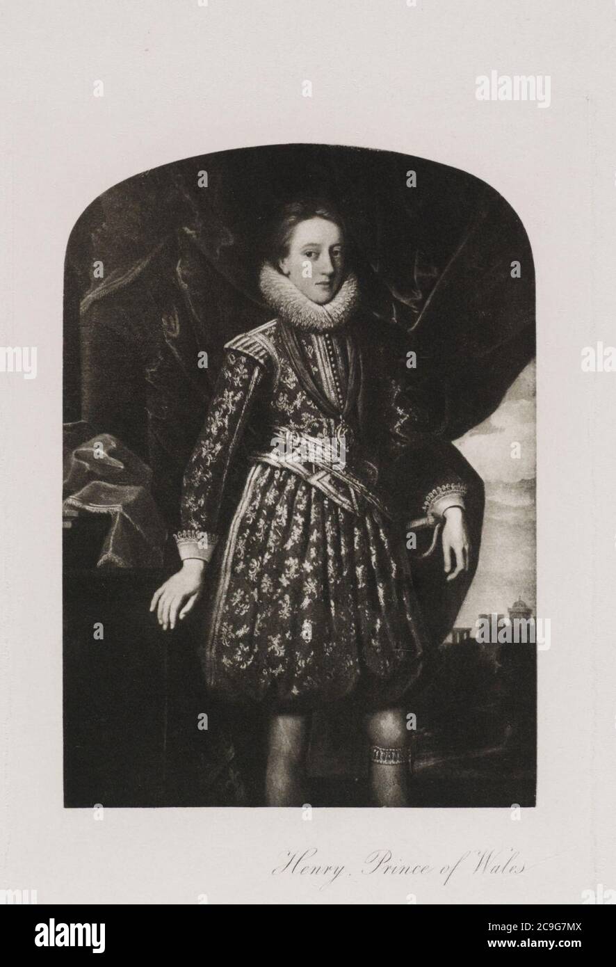 Jacobita Broadside - Enrico, Principe di Galles (1594-1612) 02. Foto Stock