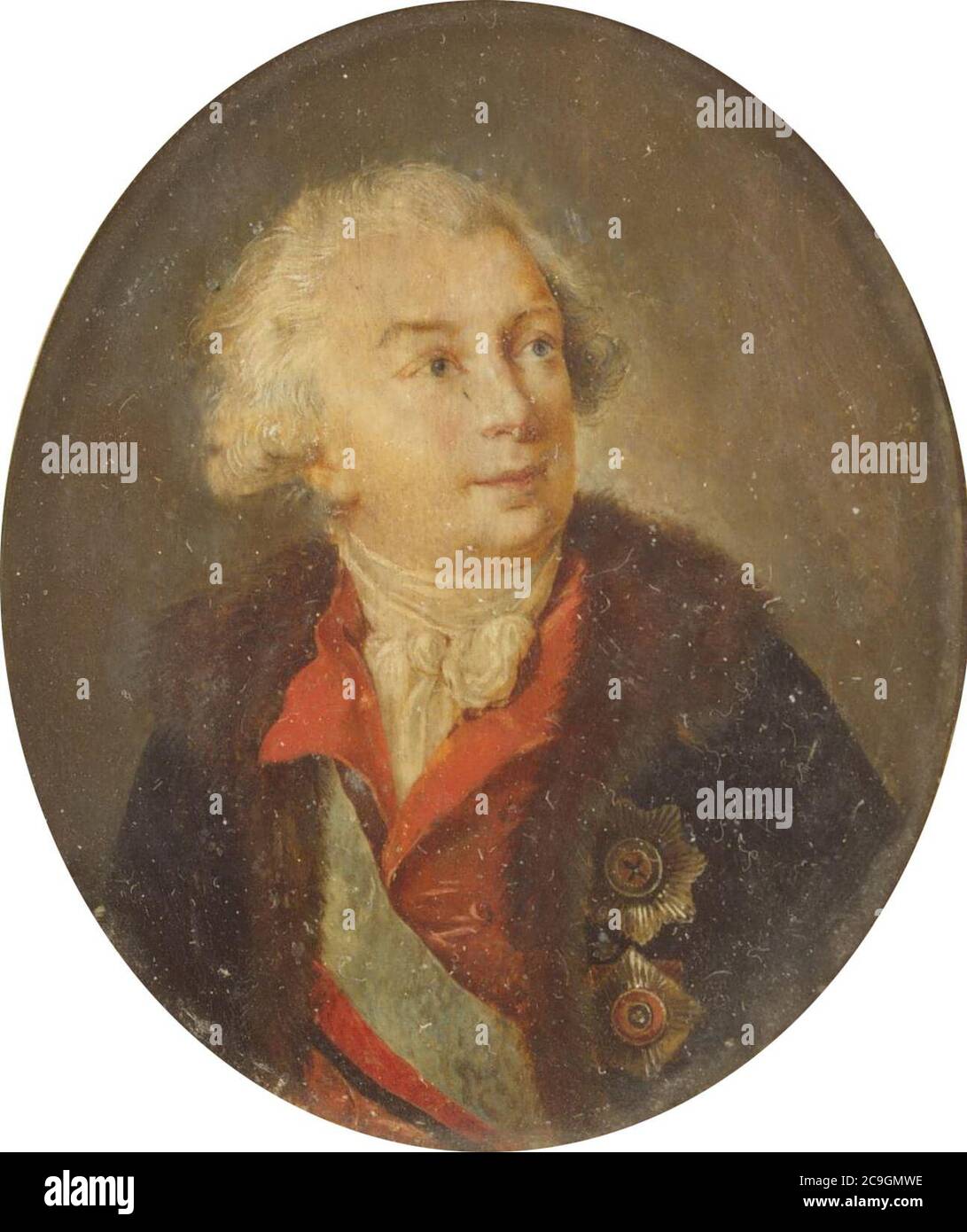 Ivan Shuvalov da anonimo (1780, Hermitage). Foto Stock