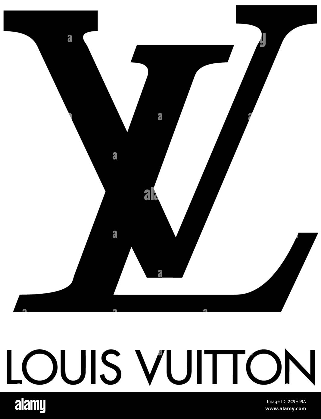Logo Louis Vuitton, marchio di lusso, marchio di moda, opzionale, sfondo  bianco Foto stock - Alamy
