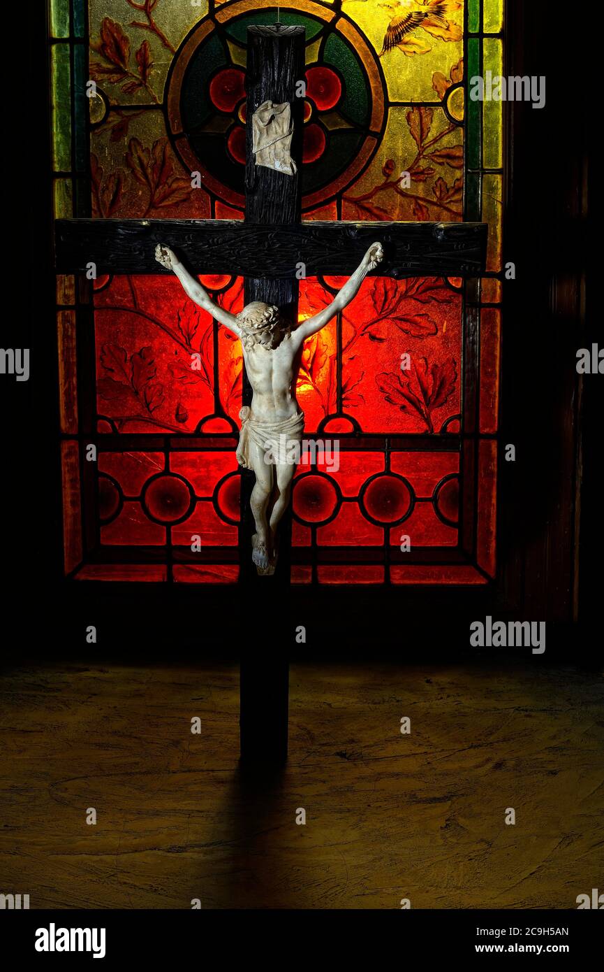 Gesù sulla croce, Crocifisso Germania Foto Stock