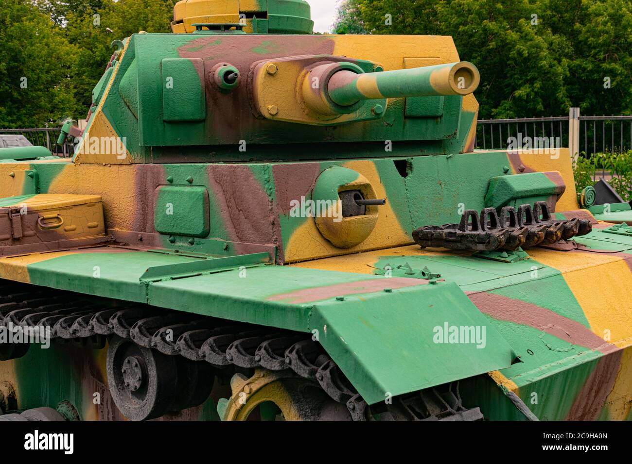 Mosca/Russia; giugno 30 2019: T-3 medio carro armato, seconda guerra mondiale carro armato tedesco, esposto nel museo militare russo Foto Stock