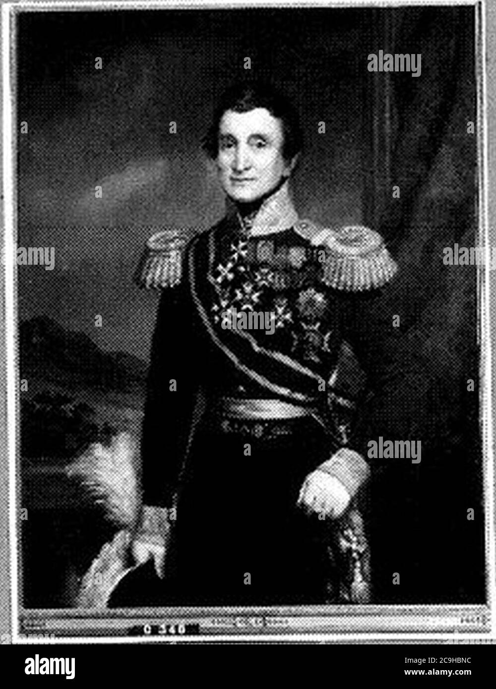 Van der Hulst - Jean Victor (1773-1850) Barone de Constant Rebecque Foto Stock