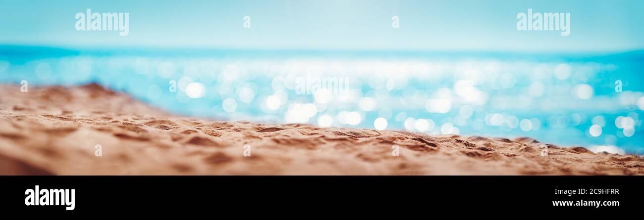 Sfocata backgroundBlurred Mare Mare con sfondo bokeh bella Foto Stock