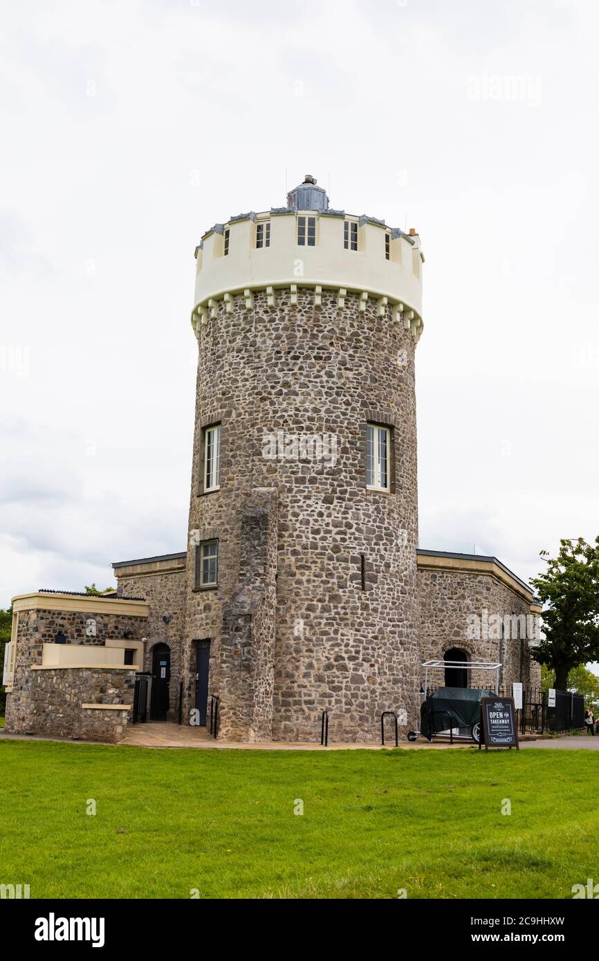 L'Osservatorio e fotocamera oscura, Clifton. Bristol, Inghilterra. Luglio 2020 Foto Stock