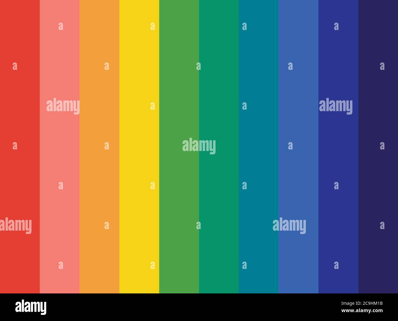 Tavolozza dei colori in linee, bellissimi colori piacevoli in Vector Design EPS 10 Illustrazione Vettoriale