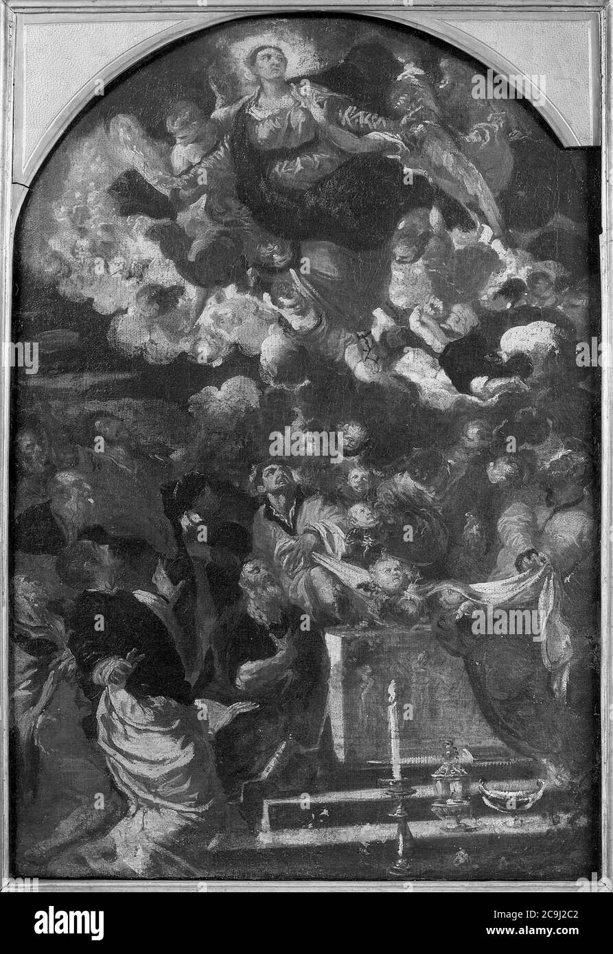 Jacopo Tintoretto (Jacopo Robusti) - l'Assunzione della Vergine Foto Stock