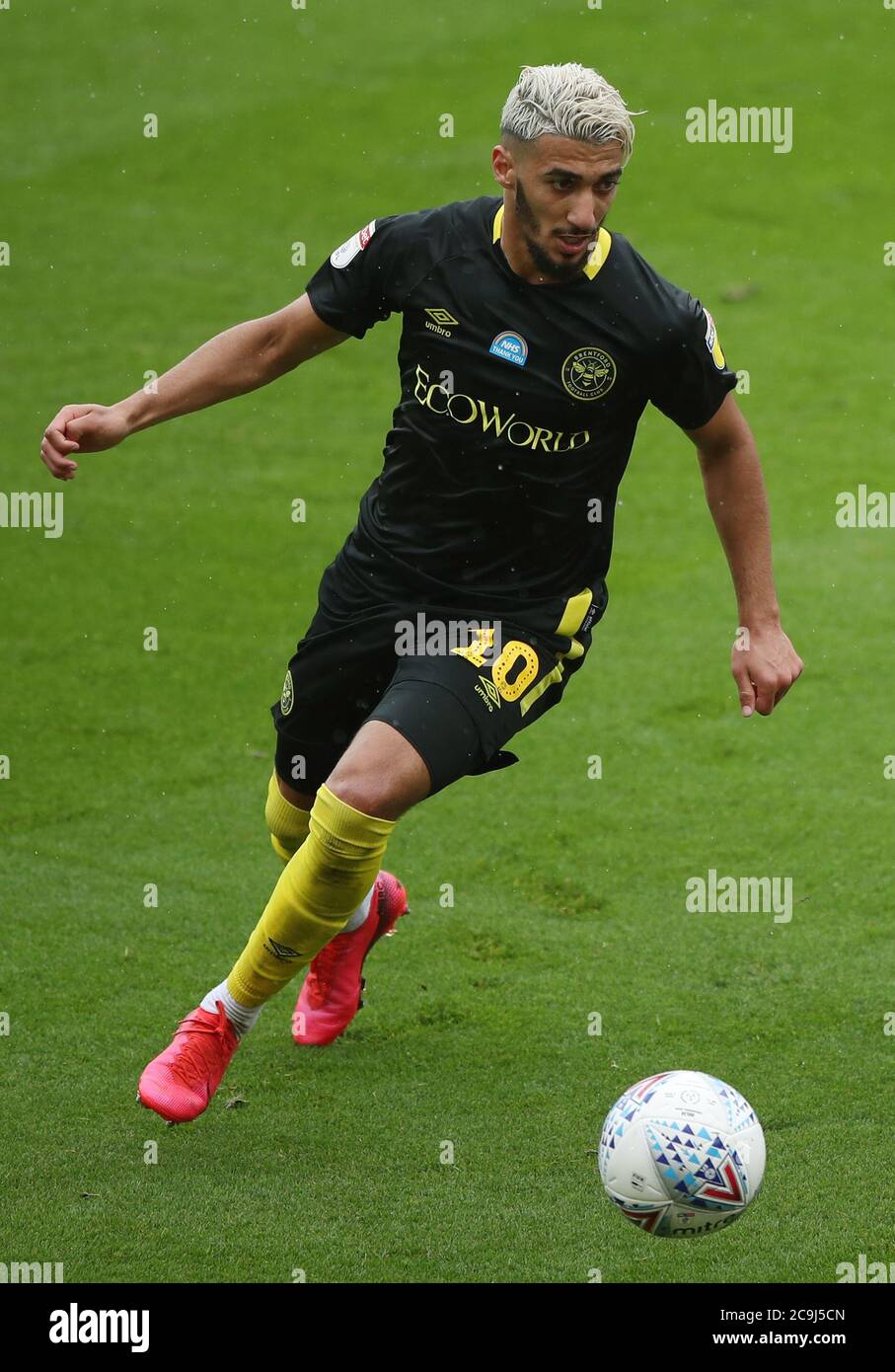 Brentford's Said Benrahma durante la partita del campionato Sky Bet al Bet365 Stadium di Stoke. Foto Stock