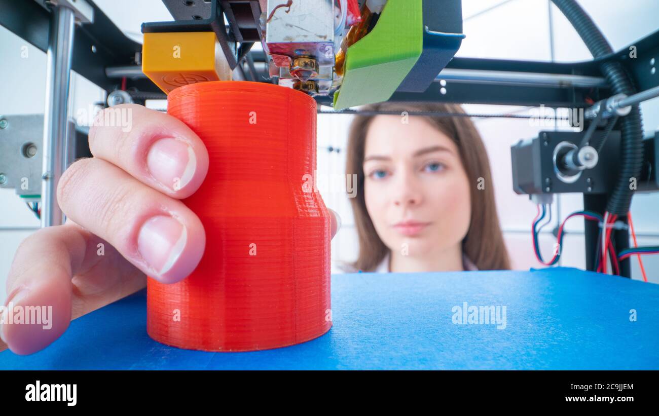 3D oggetto stampato. Foto Stock