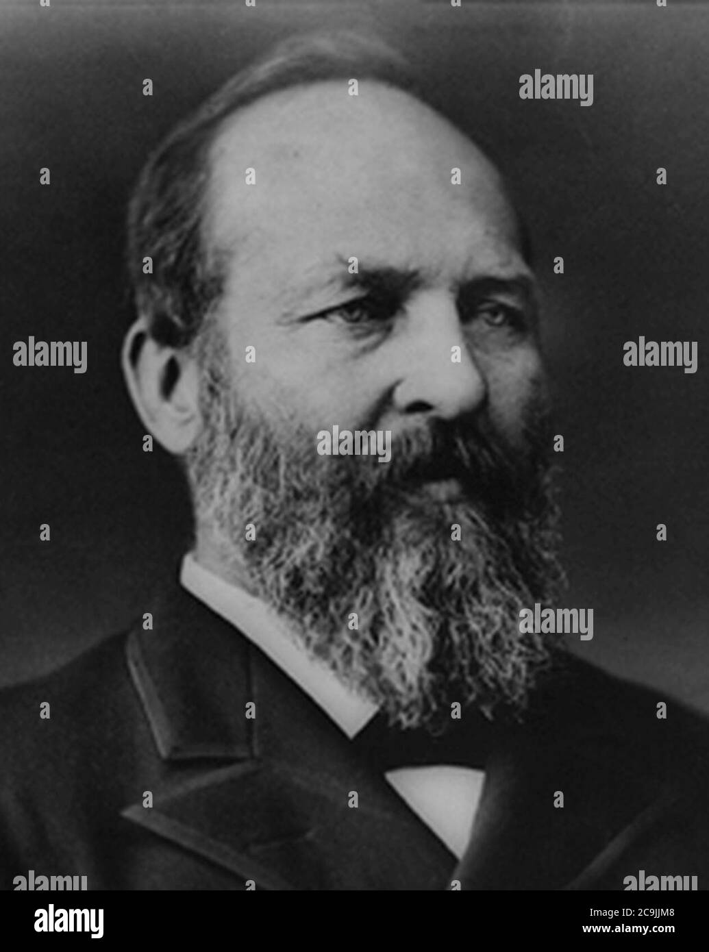 James a garfield illustrazione.3. Foto Stock