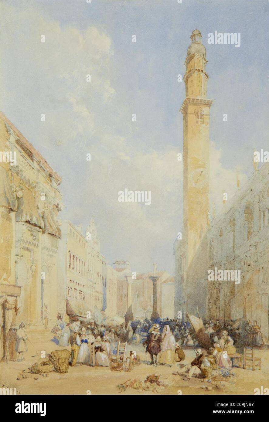 James Duffield Harding Vicenza. Foto Stock