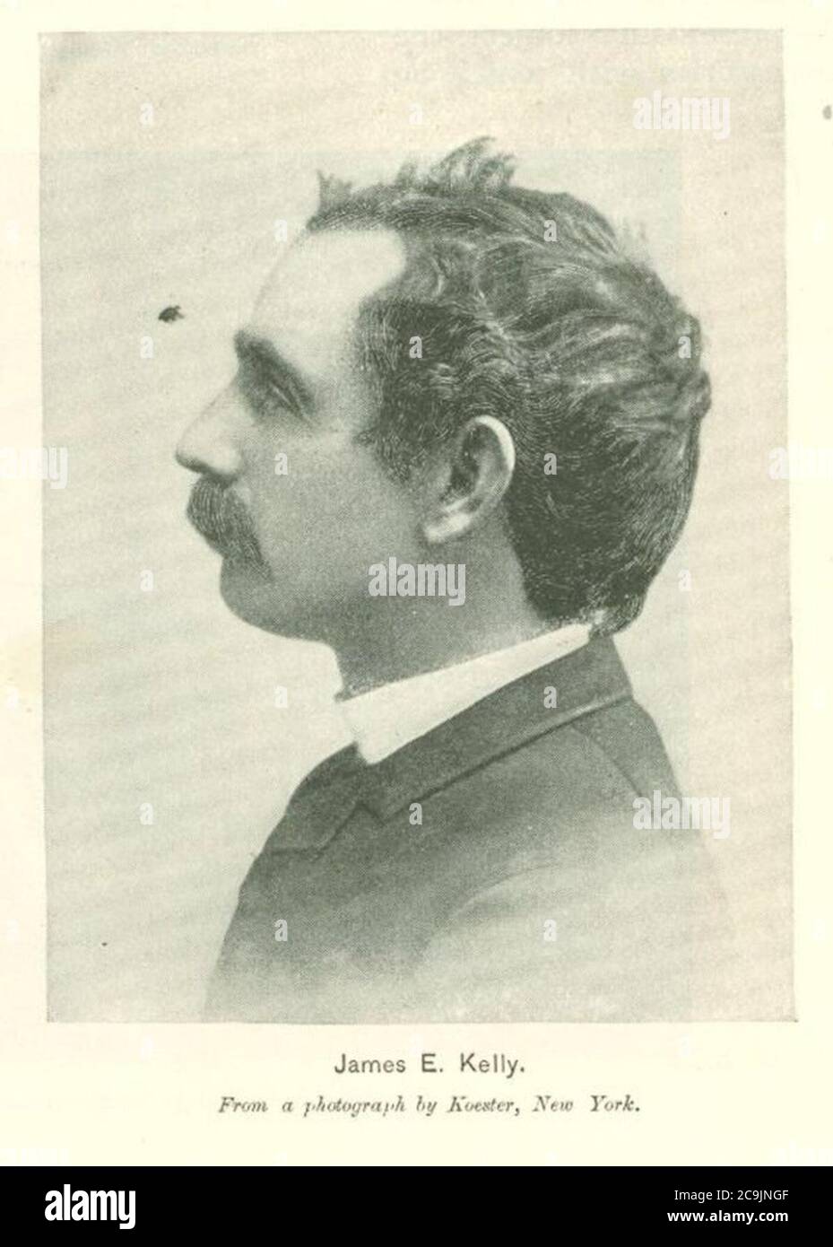 James E. Kelly dalla rivista Munsey's Magazine Gennaio 1896. Foto Stock