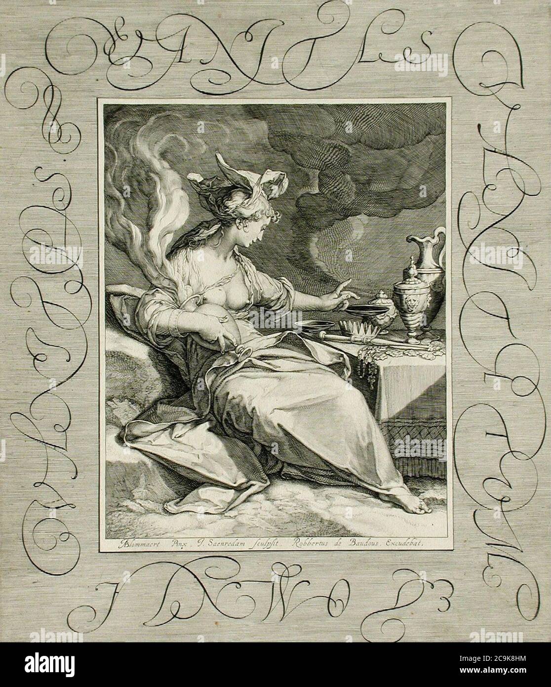 Jan Pietersz Saenredam - Vanitas Foto Stock