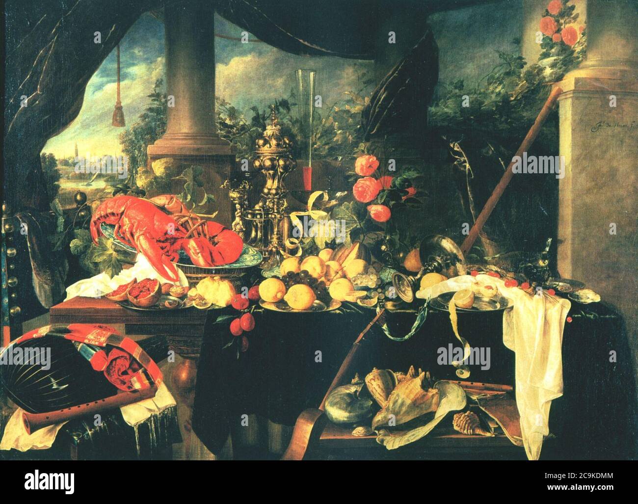 Jan-Davidsz-de-Heem-006. Foto Stock