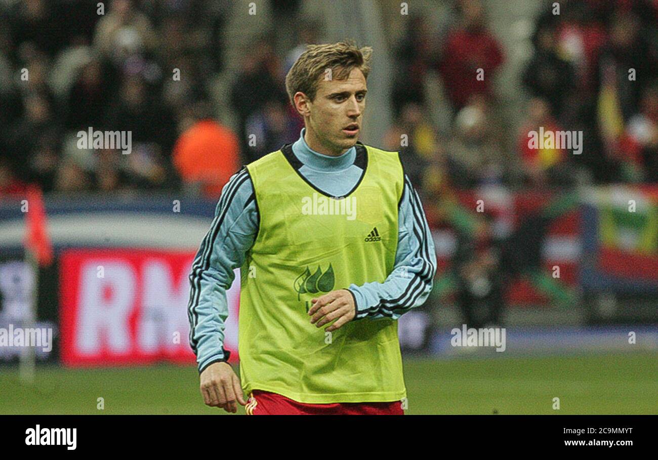 Monreal durante la qualificazione Coupe du Monde 2014 Francia - Espagne 2013, il 26 2013 marzo a Stade de France, Francia- Foto Laurent Lairys / DPPI Foto Stock