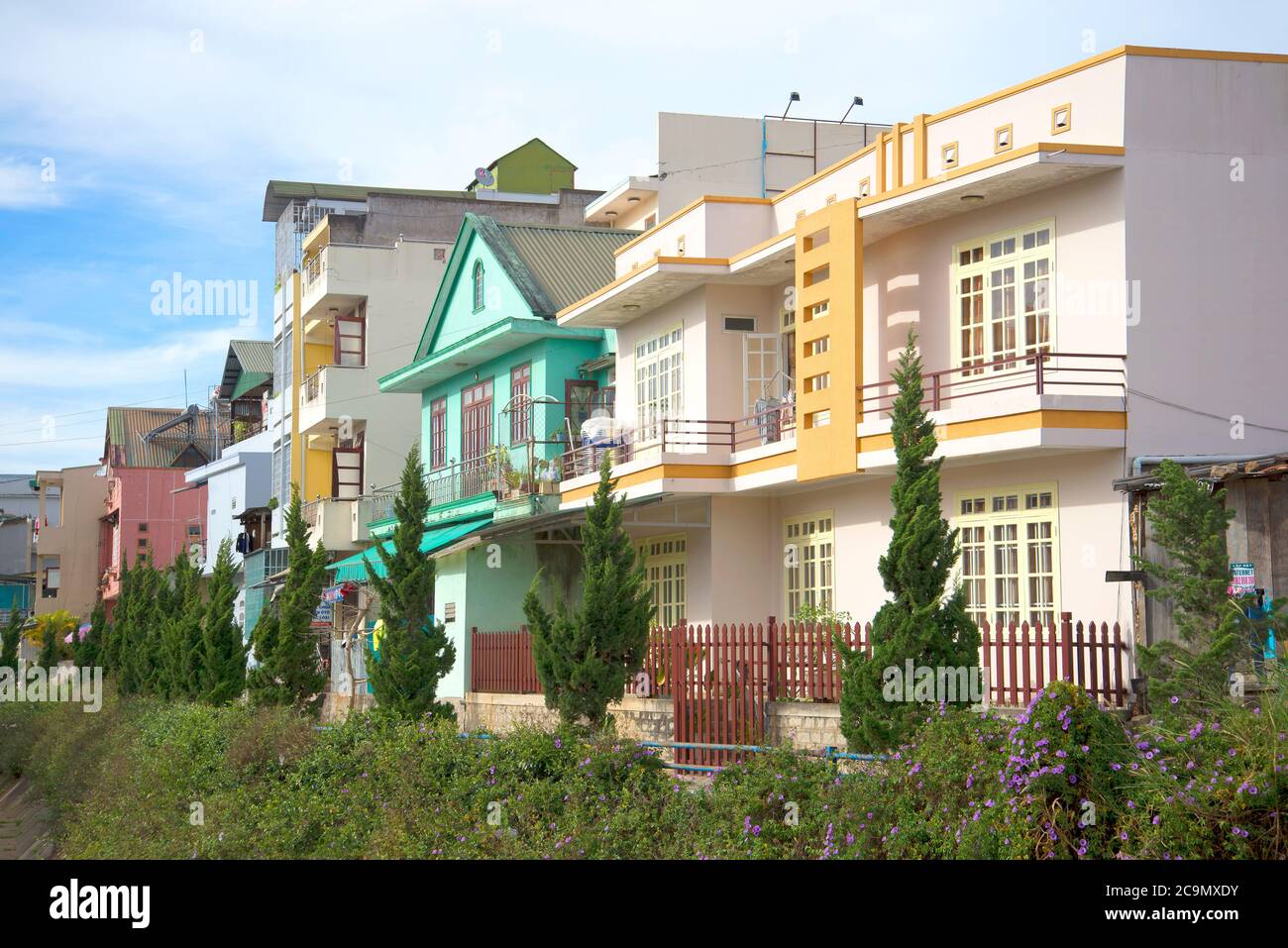 DALAT, VIETNAM - 26 DICEMBRE 2015: Sviluppo moderno di Dalat Foto Stock