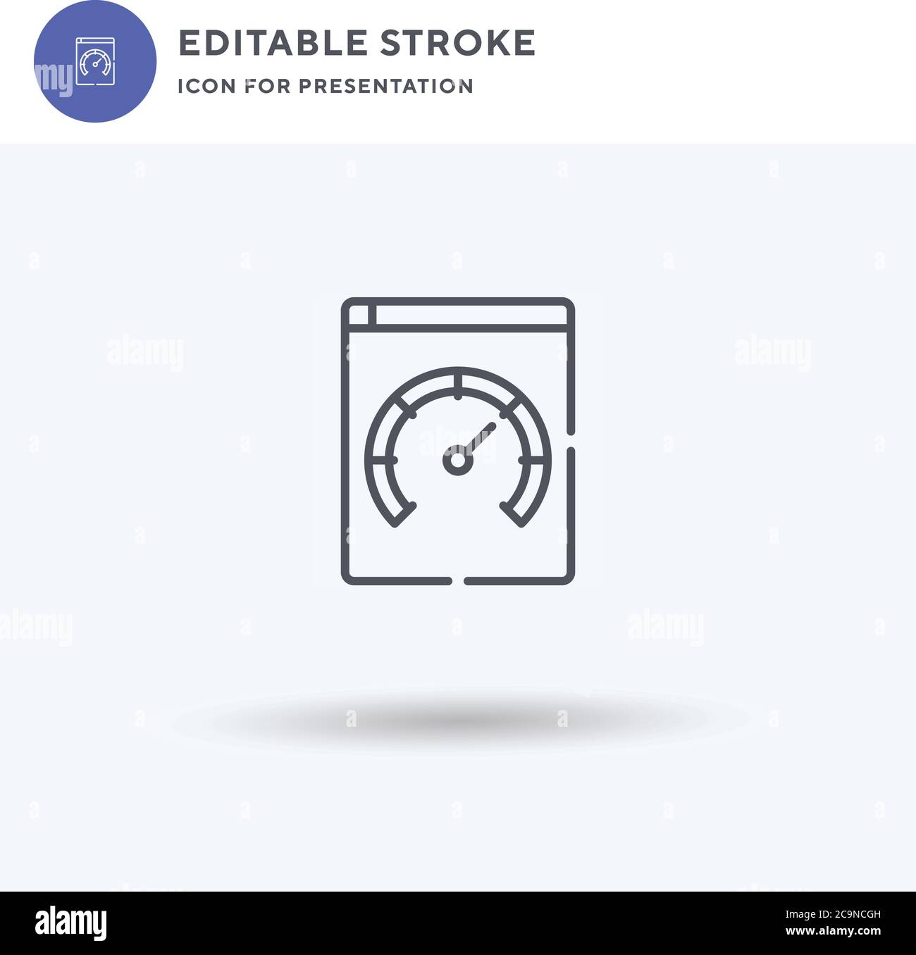Vettore icona efficienza, segno piatto riempito, pittogramma solido isolato su bianco, illustrazione del logo. Icona efficienza per la presentazione. Illustrazione Vettoriale