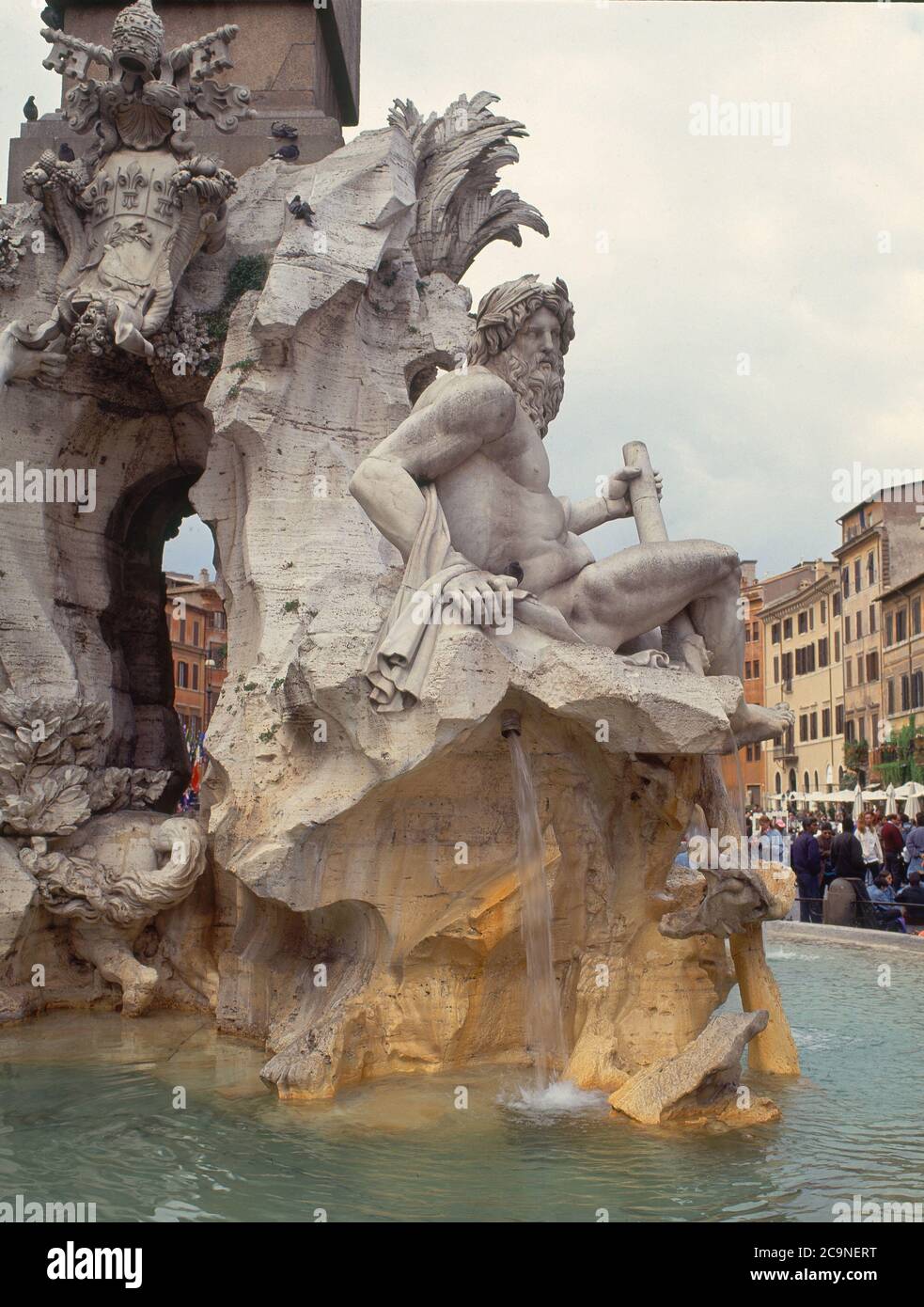 Gian lorenzo bernini 1598 1680 fontana dei fiumi immagini e fotografie ...
