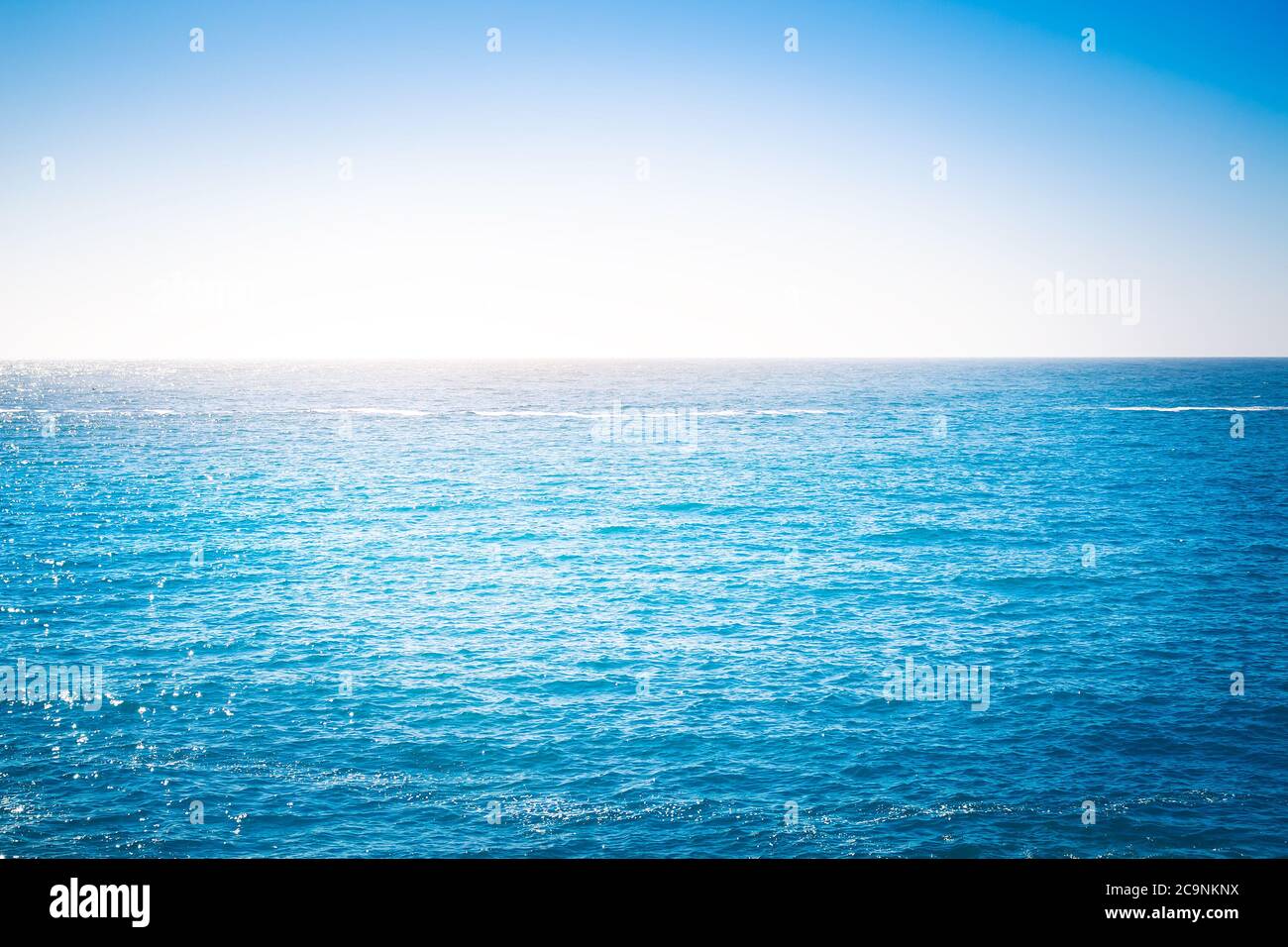 Vista sull'oceano pacifico in Cile Foto Stock