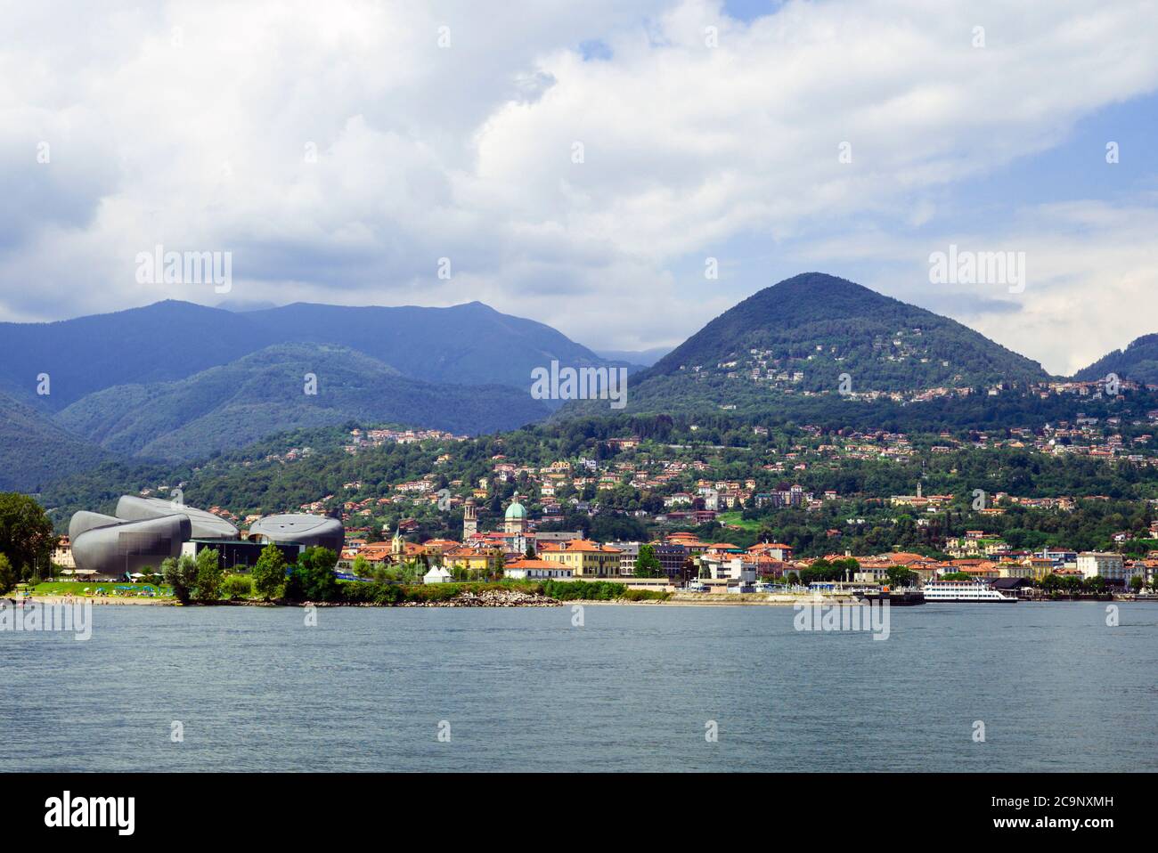Intra paesaggio urbano, Città di Verbania, Italia Foto Stock