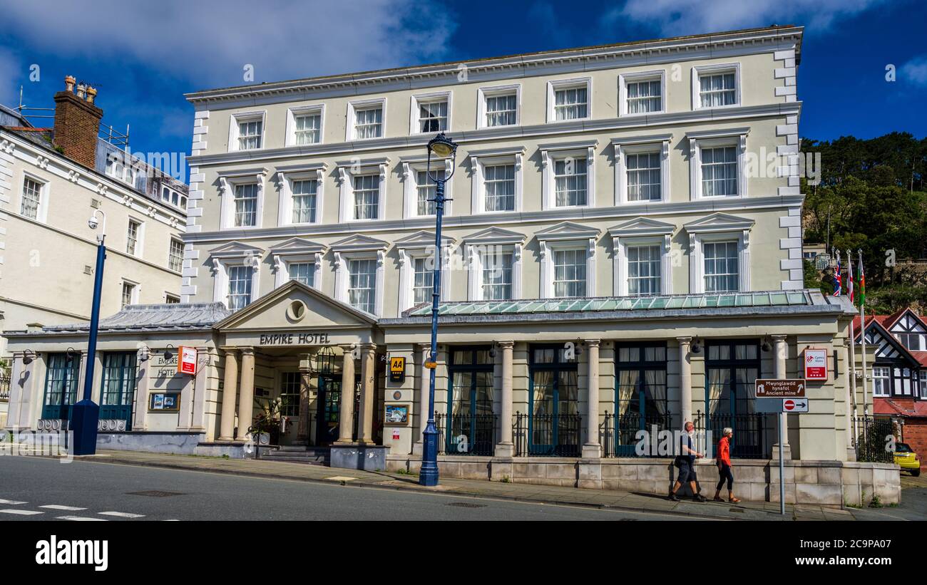 L'Empire Hotel Llandudno - costruito nel 1854. Foto Stock