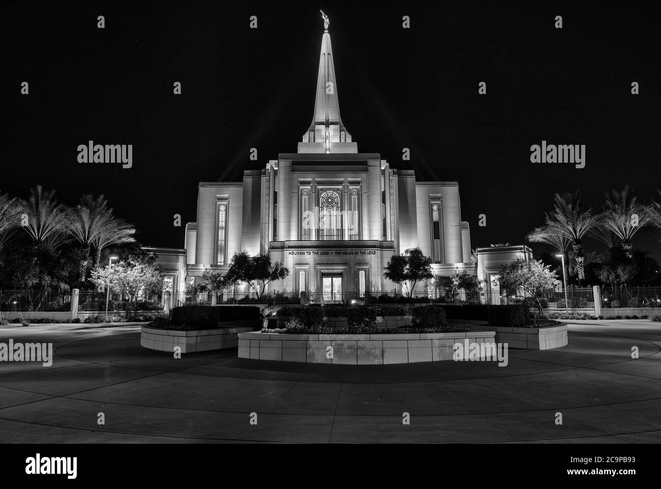 Tempio dei Santi degli ultimi giorni a Gilbert, Arizona Foto Stock