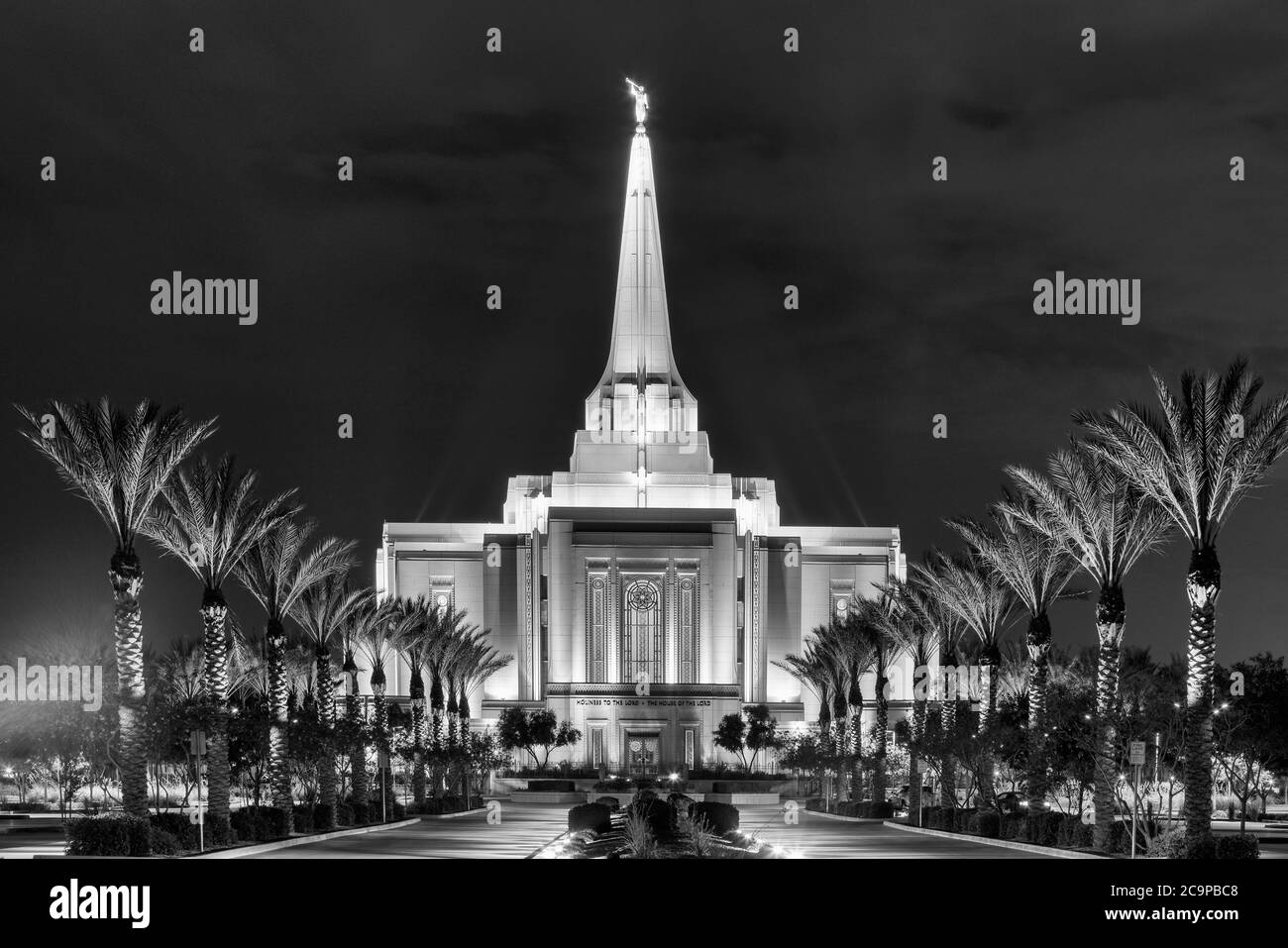 Tempio dei Santi degli ultimi giorni a Gilbert, Arizona Foto Stock