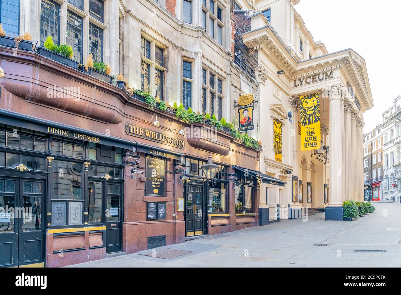 Una tipica vista in Londra Foto Stock