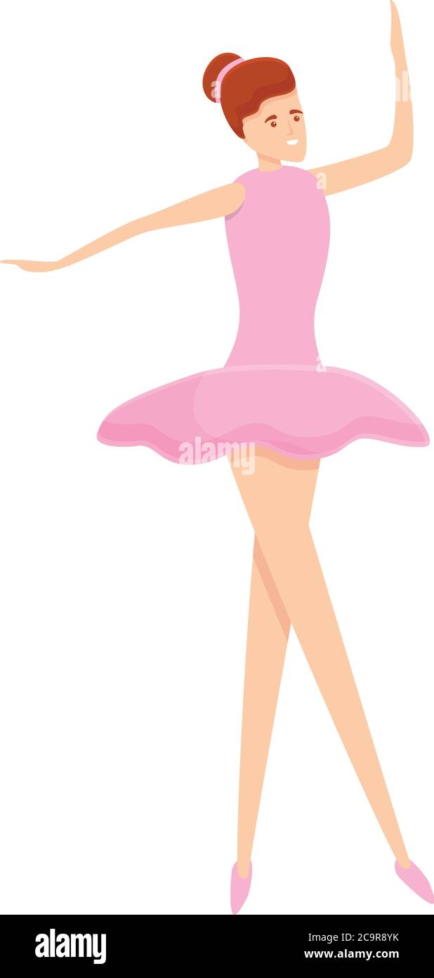 Icona ballerina tutu. Cartoon di ballerina tutu icona vettoriale per il web  design isolato su sfondo bianco Immagine e Vettoriale - Alamy