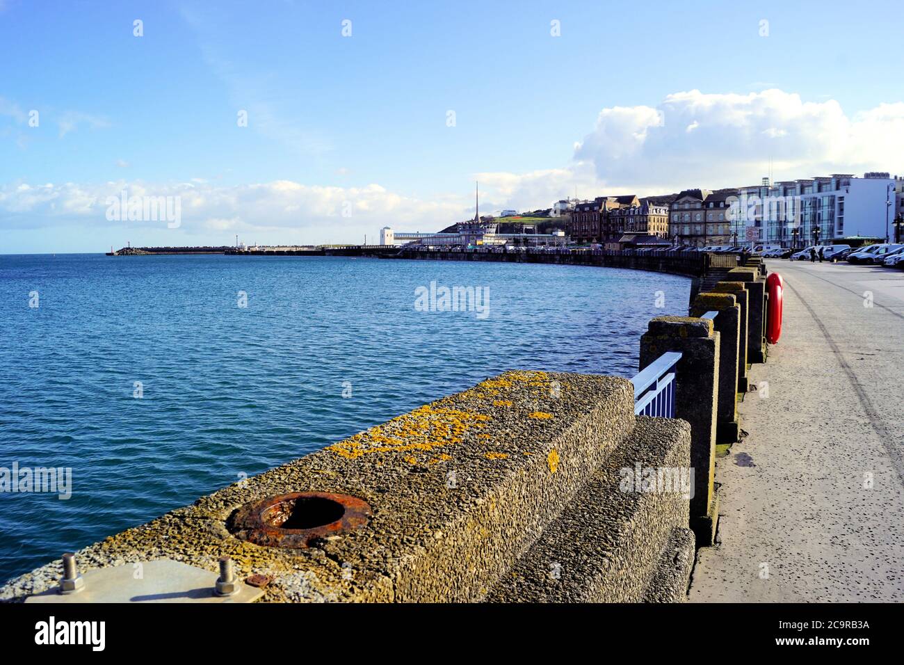 Douglas Promenade Douglas Foto Stock
