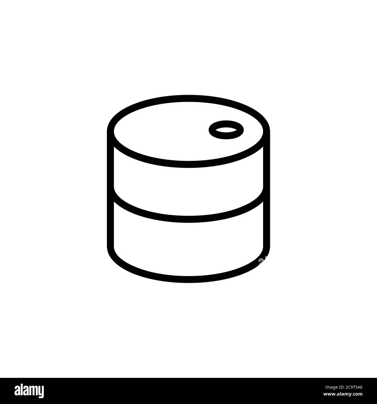 vettore icona canna olio Illustrazione Vettoriale