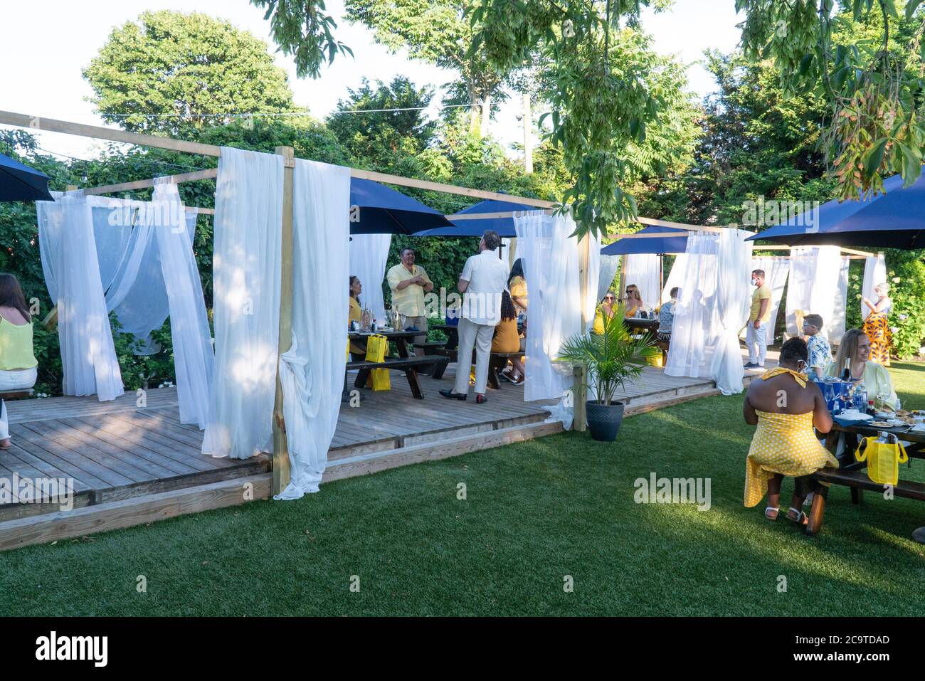 Partecipa all'ottavo Annual Hamptons Cover Party di Bella Magazine per il Hope Issue Cover Party al Southampton Social Club di Southampton, NY, il 1° agosto 2020. (Foto di David Warren /Sipa? USA) Credit: Sipa USA/Alamy Live News Foto Stock