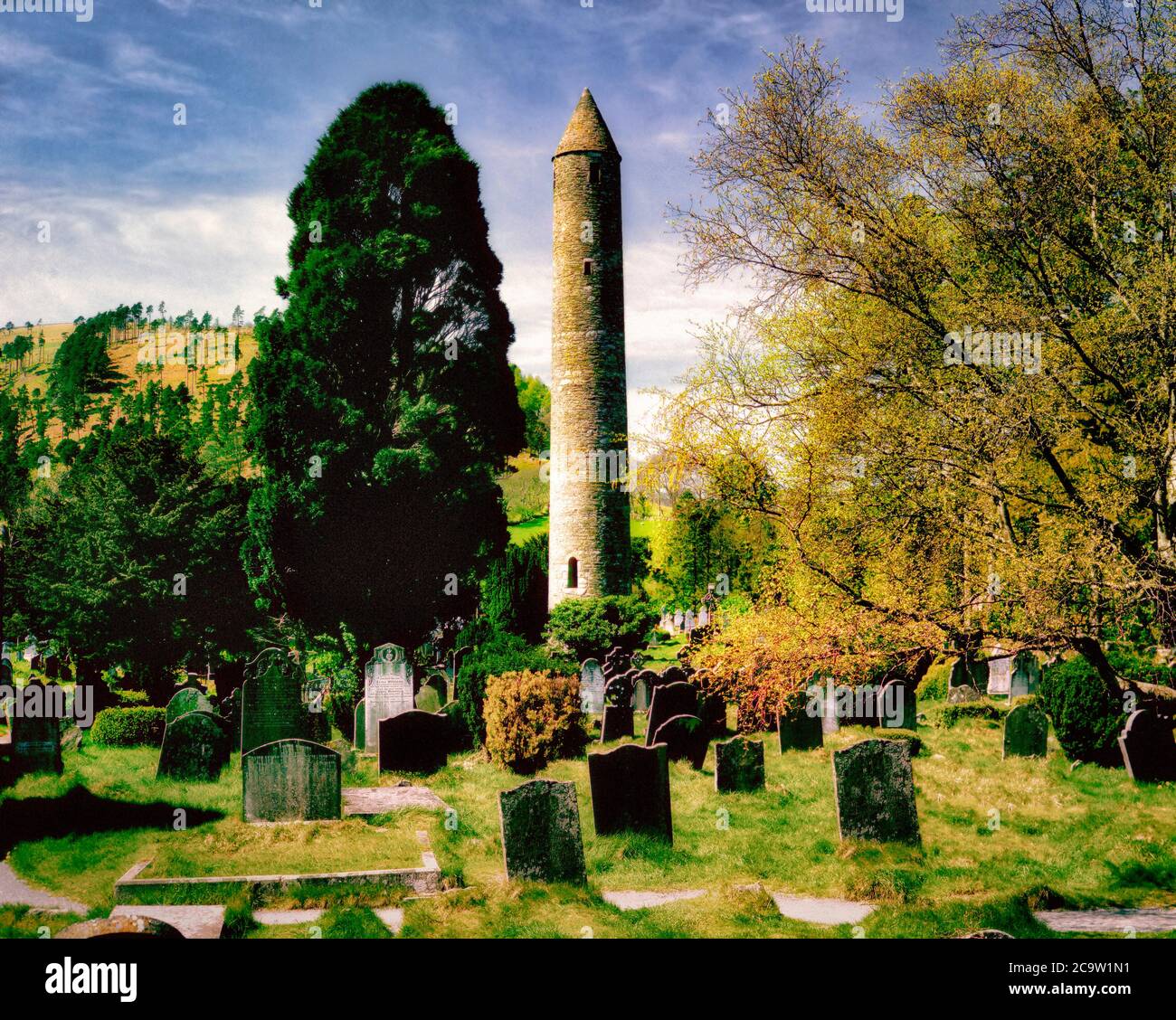 IE - CO. WICKLOW: Glendalough Foto Stock