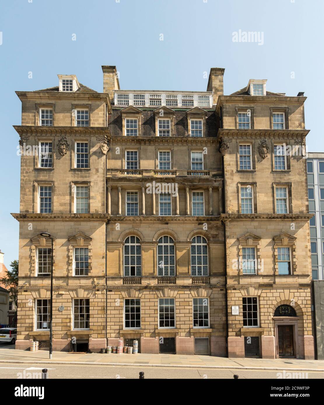 Victorian Bewick House a Grainger Town Newcastle upon Tyne, Inghilterra, Regno Unito Foto Stock