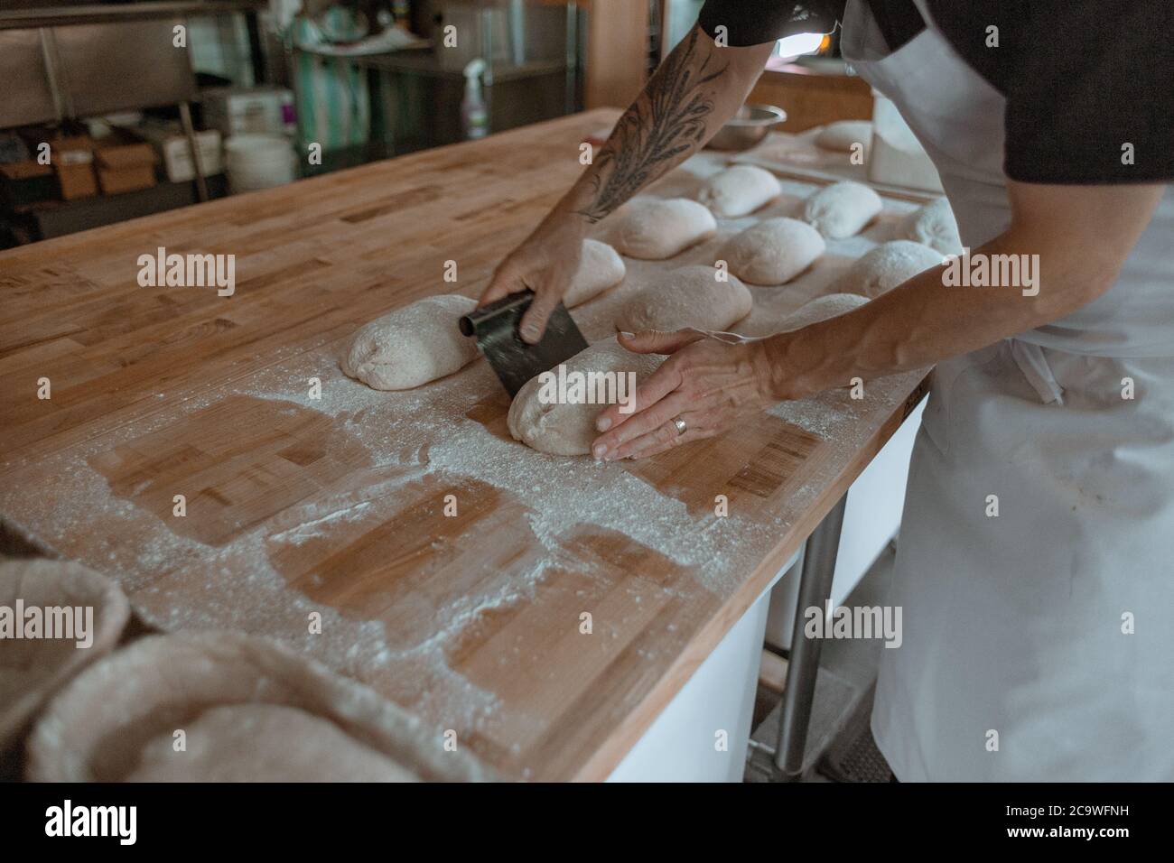 Pane sourpaste in Whistler, British Columbia, Canada, Natural, Vegan pane Foto Stock