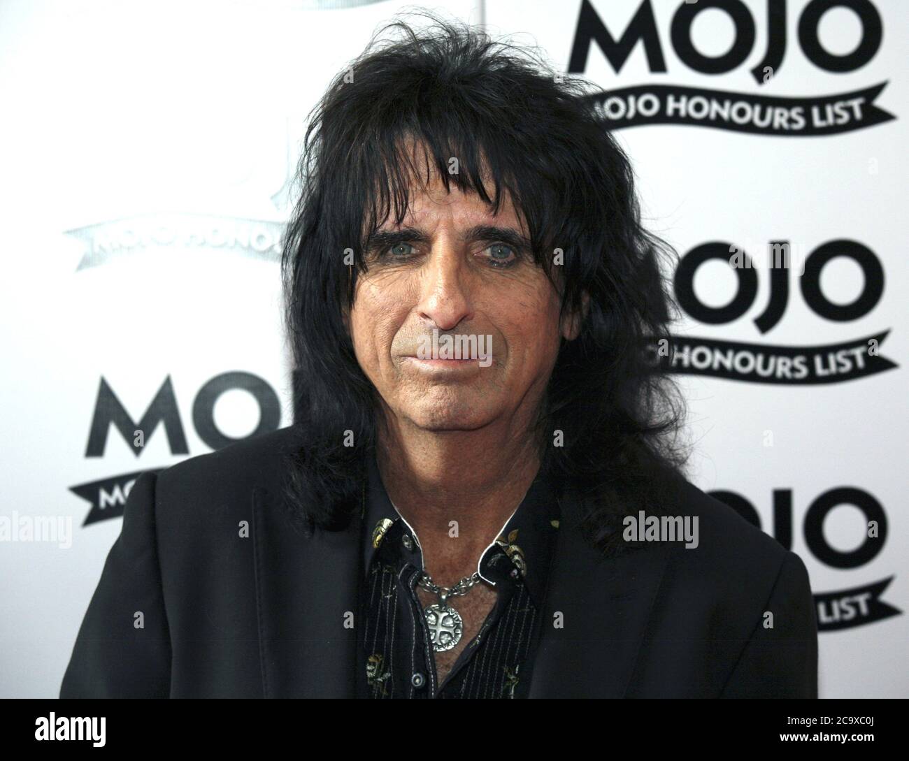 Alice Cooper in arrivo alla Mojo Honors List, The Brewery, Londra, lunedì 18 luglio 2007. Foto Stock