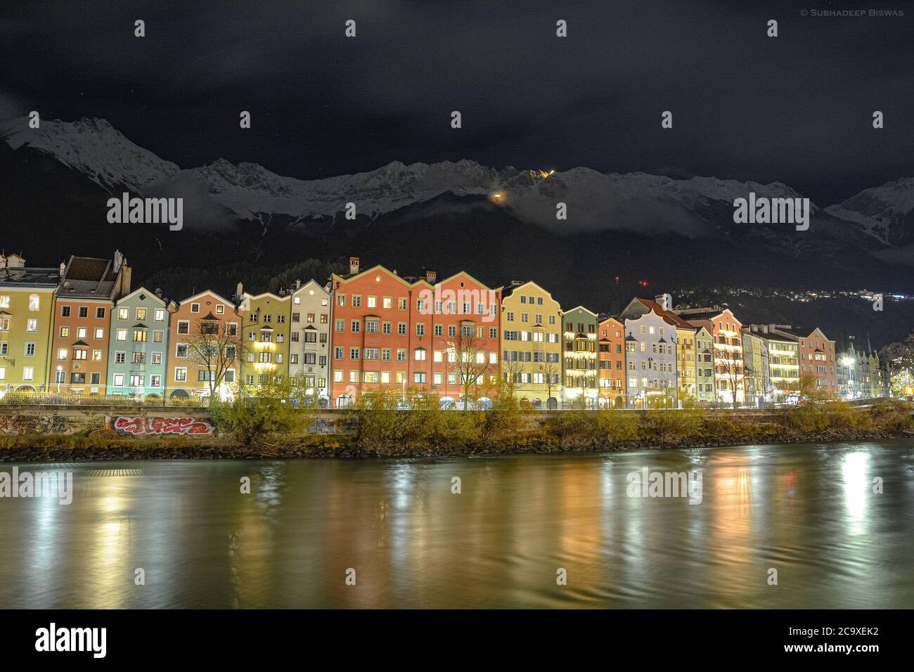 Mariahilf Street a Innsbruck Foto Stock
